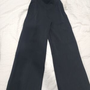 A New Day High Rise Sandwashed Straight Leg Pants Black XS NWT